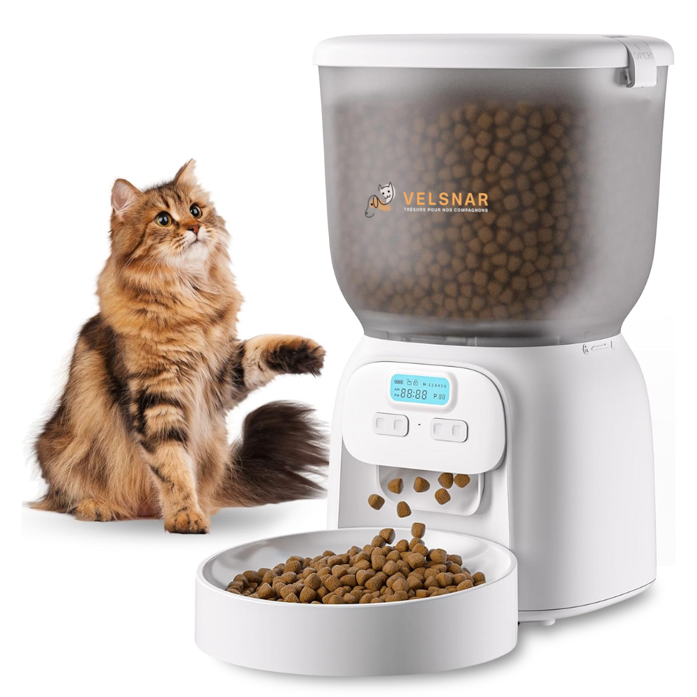 Distributeur croquettes 4L pour chats & chiens VelsnarVital